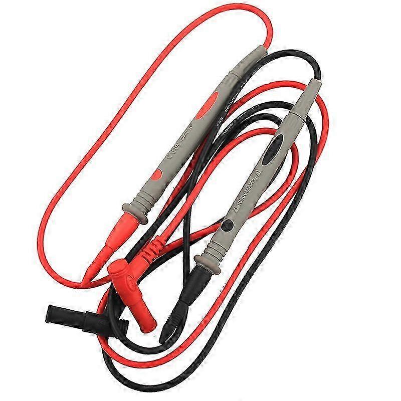 2pcs Digital Multimeter Lead Probe Tester Cable 1000V 10A