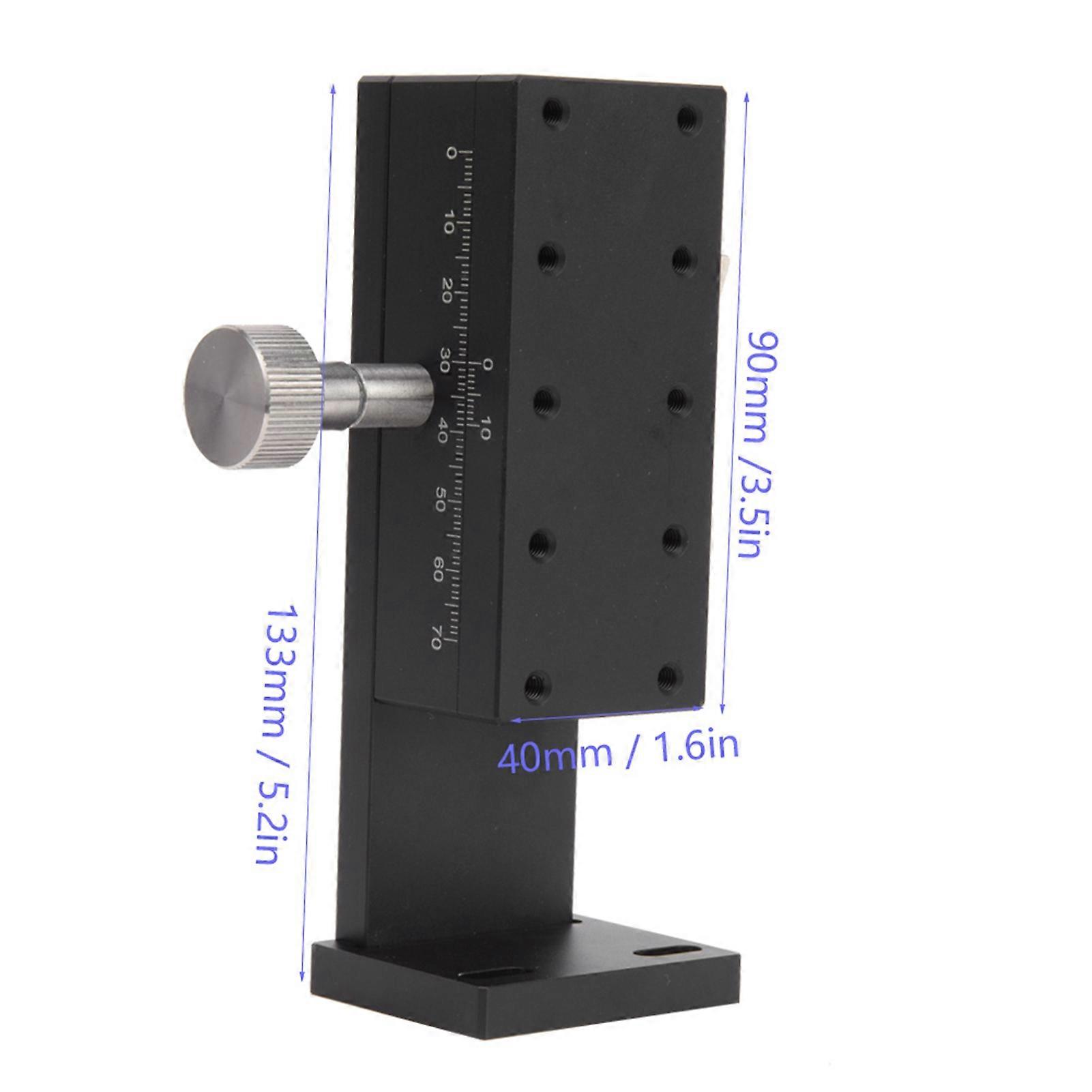 Manual Trimming Platform Adjustable Gear Guide High Accuracy Sliding Table 40x90mm