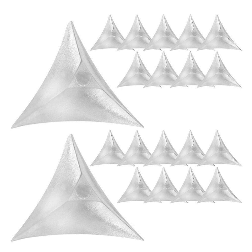 Transparent Furniture Corners 600pcs Dust Guards for Drawer Cabinet Wardrobe Triangle Clear Corner