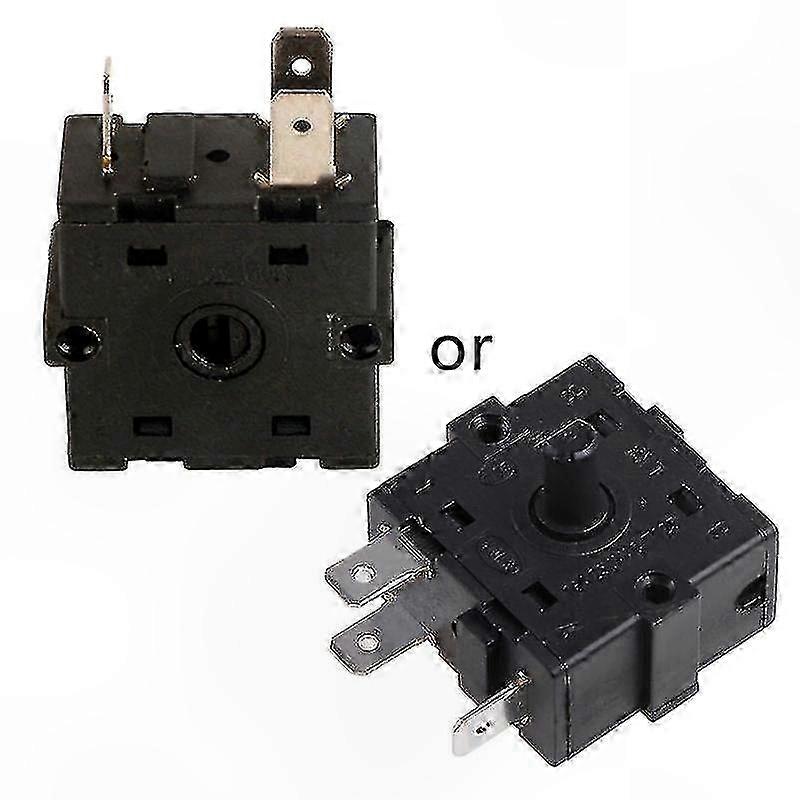 Rotary Selector Switch for Electric Heaters, 3-Pin 5-Pin AC 250V 16A Position Controller