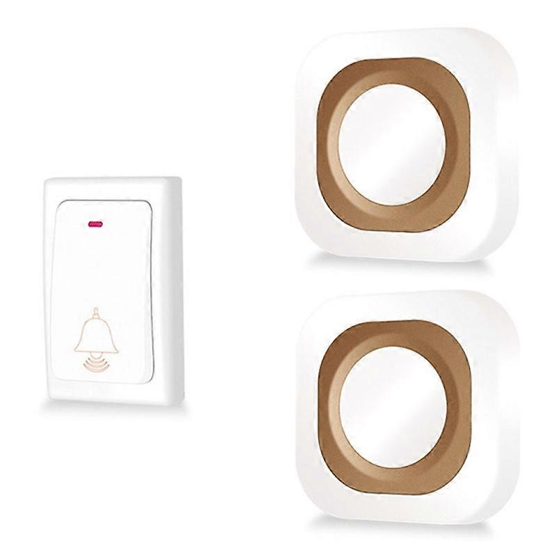 Flash Smart Wireless Doorbell 1 For 2 White