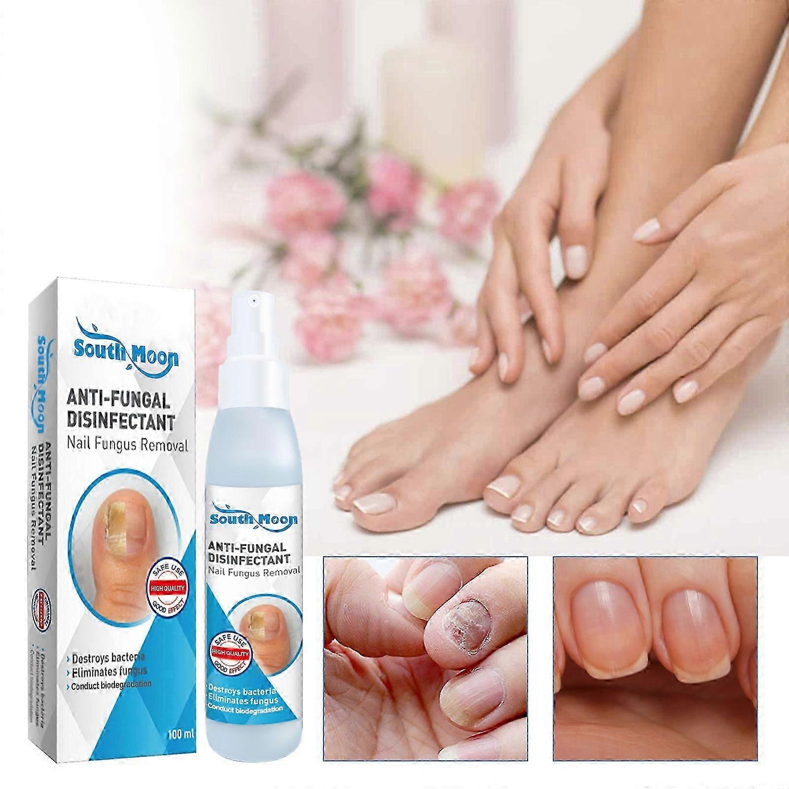 South Moon spray reparador de uñas esmalte de uñas para manos y pies limpieza reparación espesante de uñas suave esmalte de uñas en spray