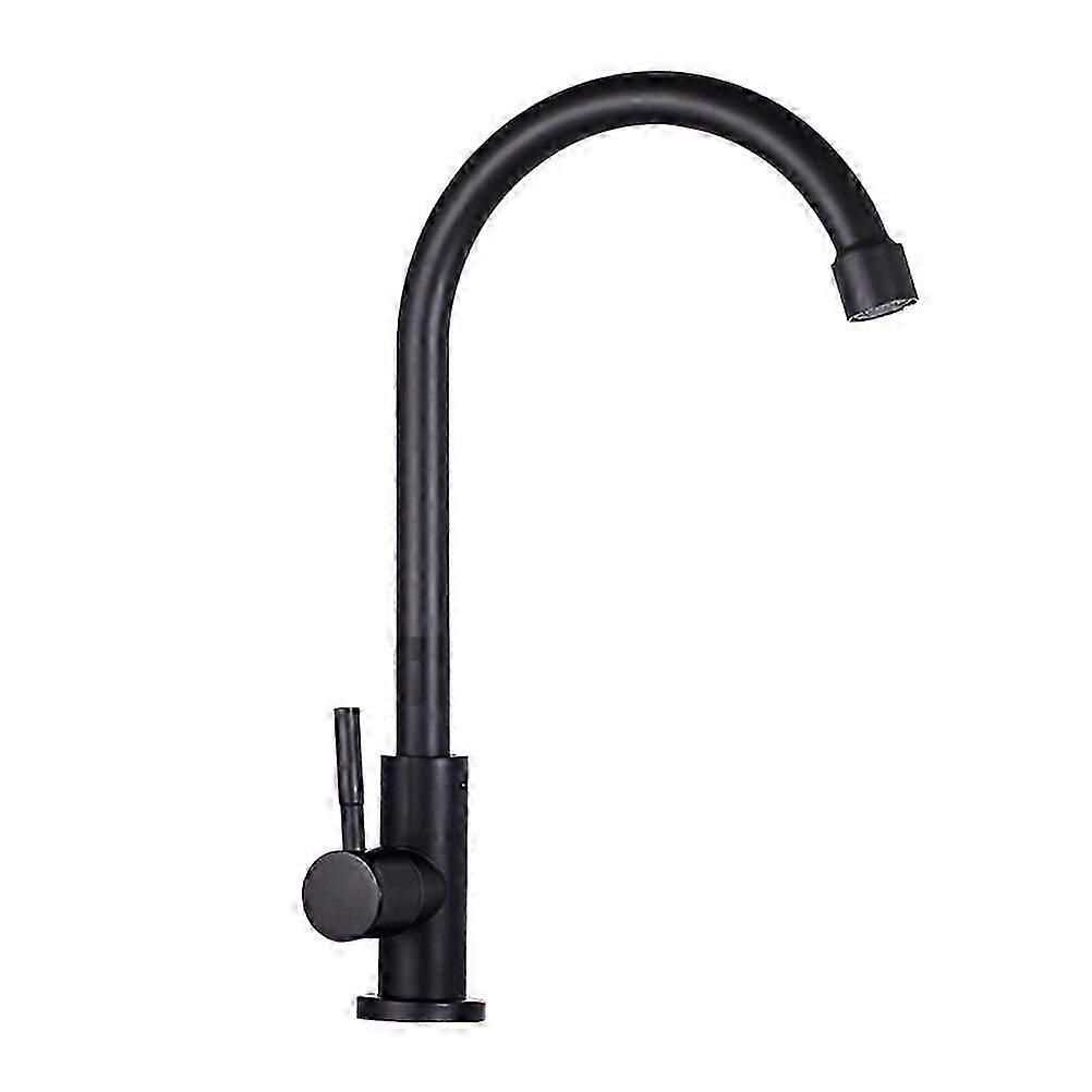 Rotatable water tap for kitchen single outlet faucet