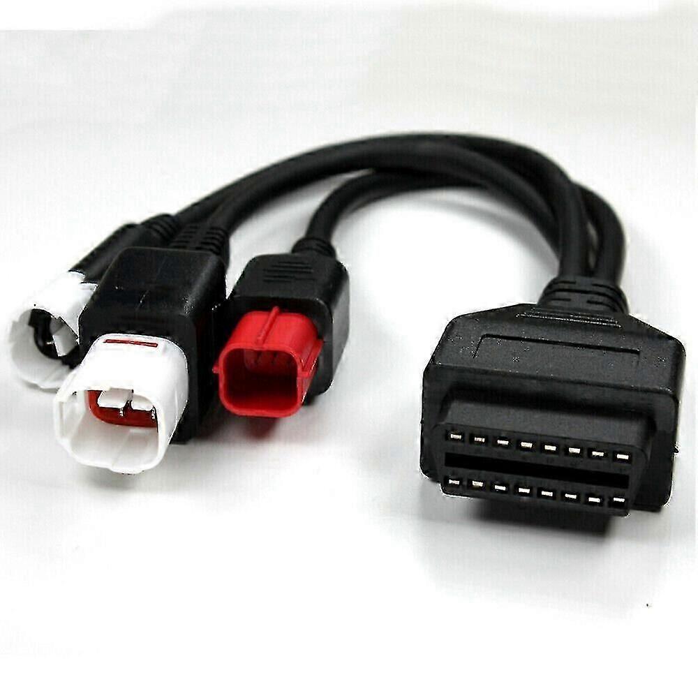 محول قارئ رمز خطأ كابل التشخيص OBD لياماها 3 و 4 و 6 دبوس هوندا