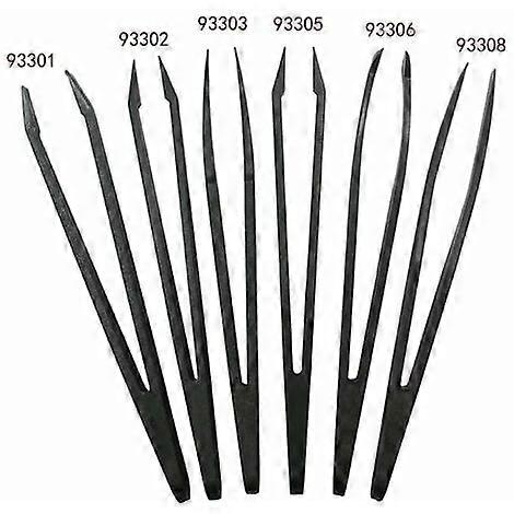 Pack of 6 Anti-static Plastic Tweezers, Precision Forceps Tweezers 93301-08 for Computers, Electronics Repairs, Jewelry, Precision WorkYeurié,