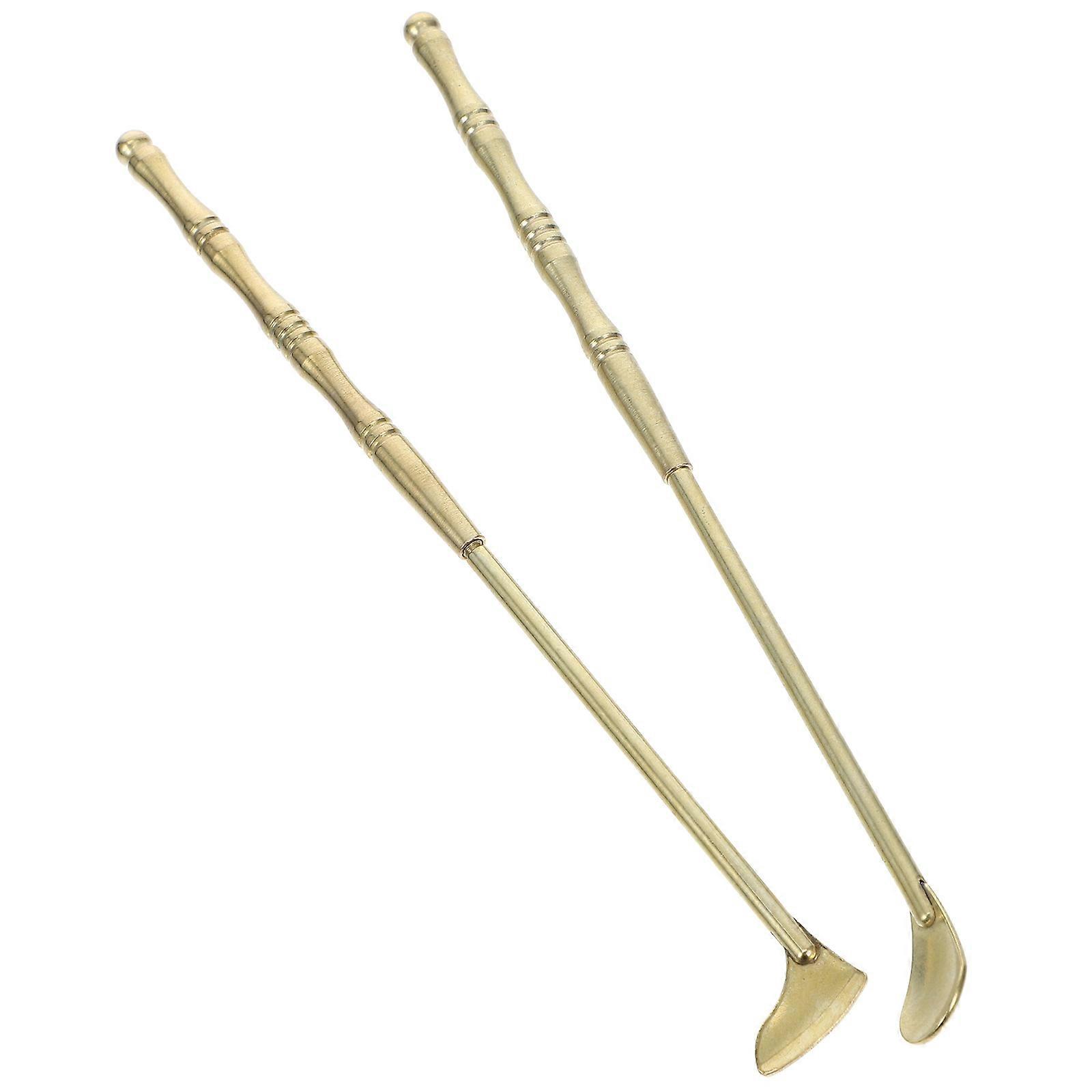 Incense Equipment Set Copper Tools for Incense Burner 2Pcs Brass Utensils