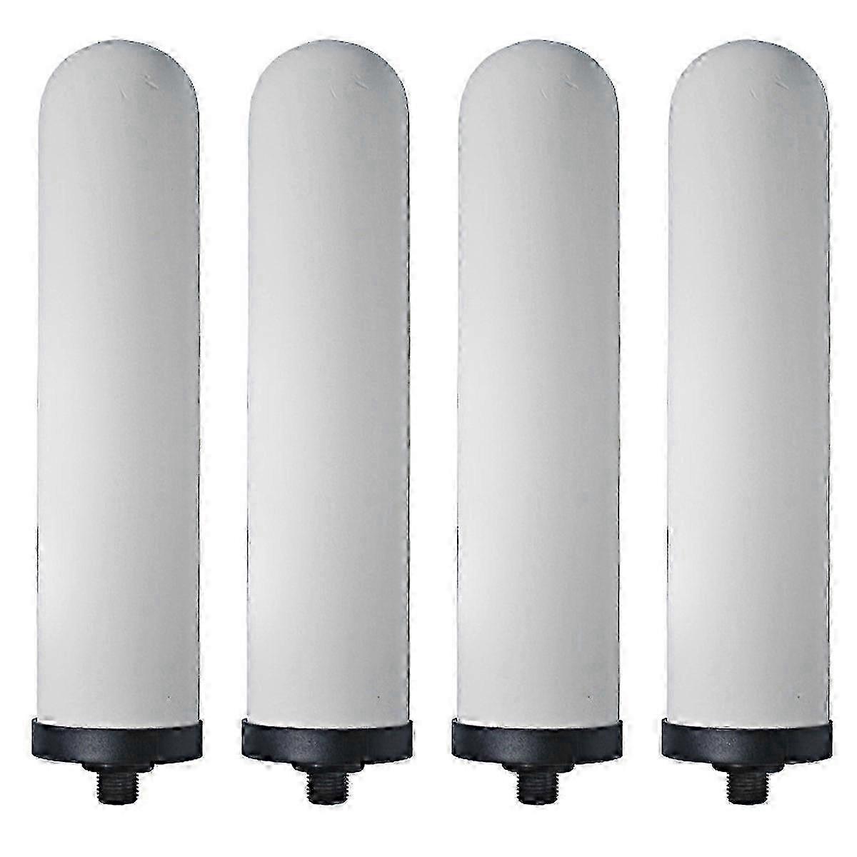4-Pack Ceramic Filters for Water Filtration Systems-Compatible with Multiple Models