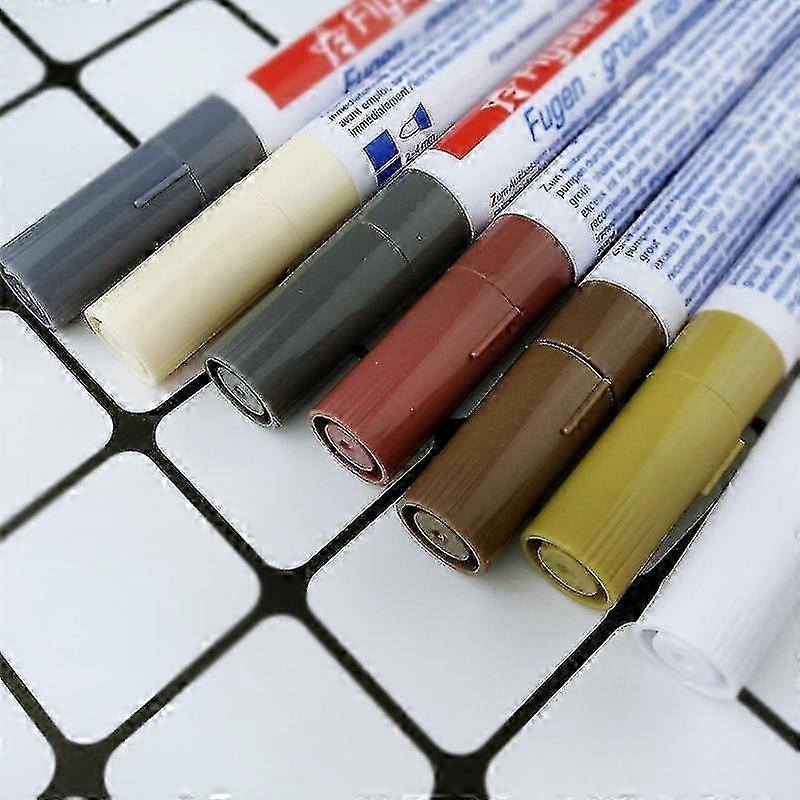 Multi-Purpose Tile Repair Pen for Walls, Floors, and Gaps Cleans and Enhances Grout Lines