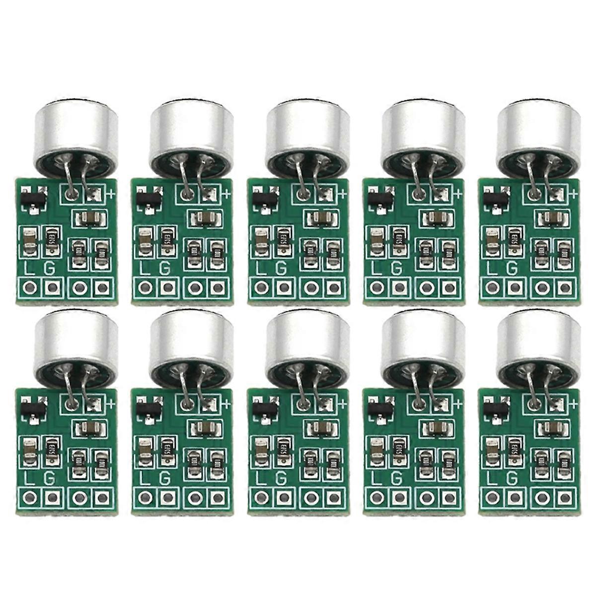 10pcs Mini Microphone Audio Amplifier Module Speaker Circuit Board DC 2.5-9V Mic Accessories