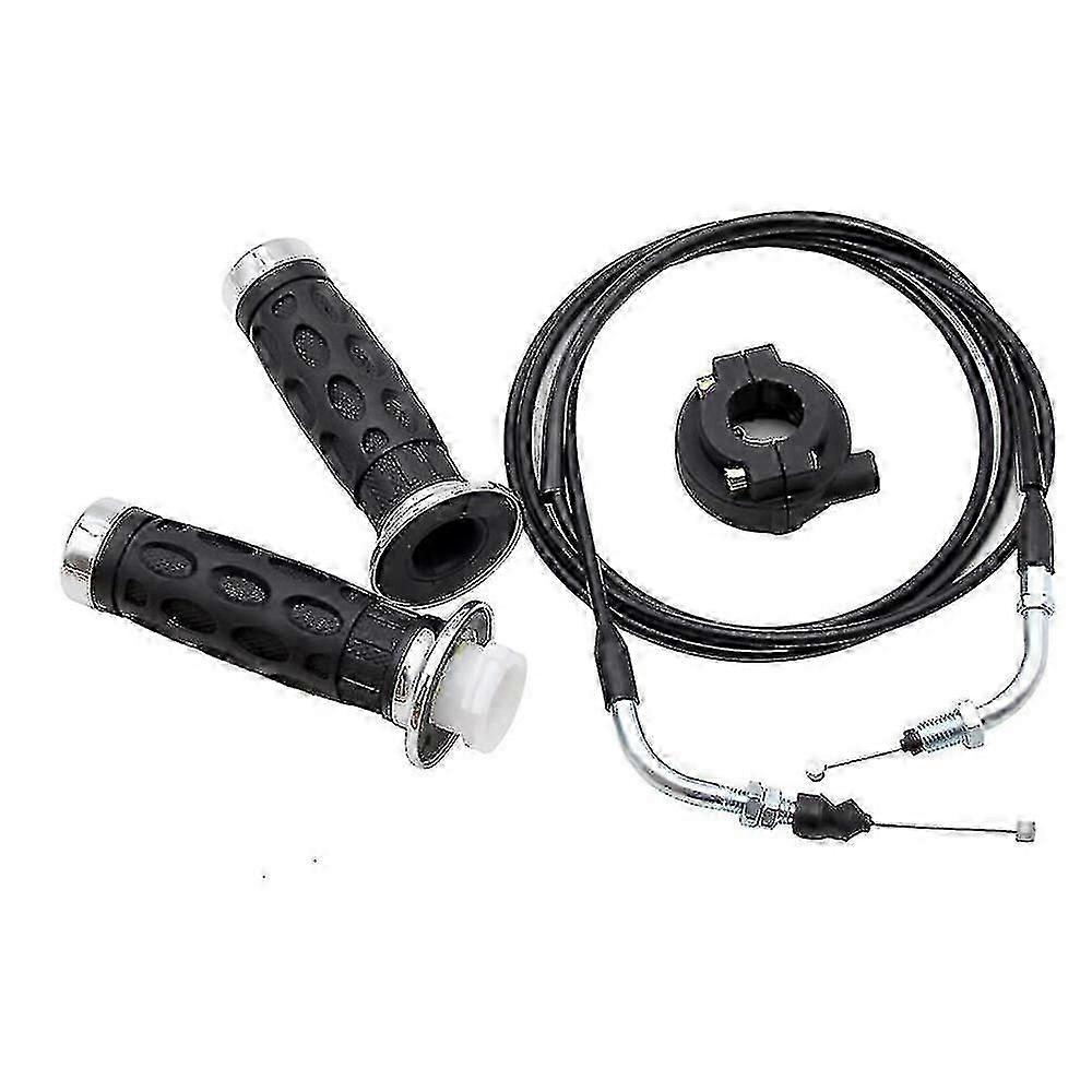 Universal Throttle Twist Grip Set With 78 Inch Scooter Throttle Cable For 50cc 80cc 125cc 150cc Gy6