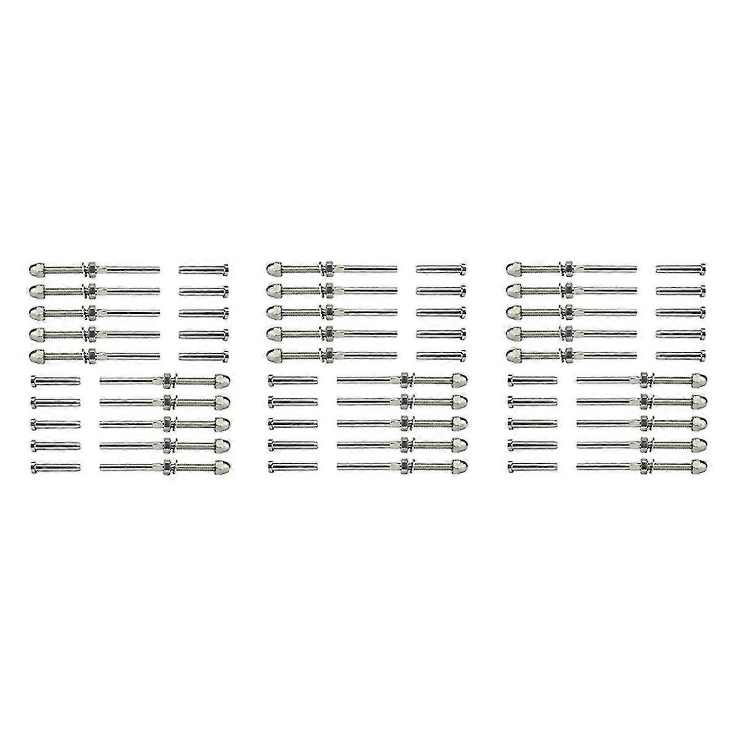 Threaded Bolt And Pedal Ball Cable Railing Kit End Fitting 0.32 Cm