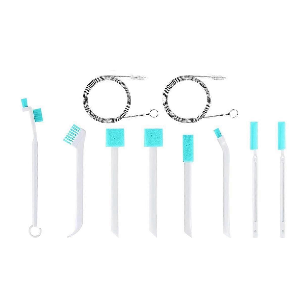 Ice Maker Cleaning Brush Set 2pc Brush & Machine Cleaner, 8pc Crevice Tools,Essential Kit for Maintenance