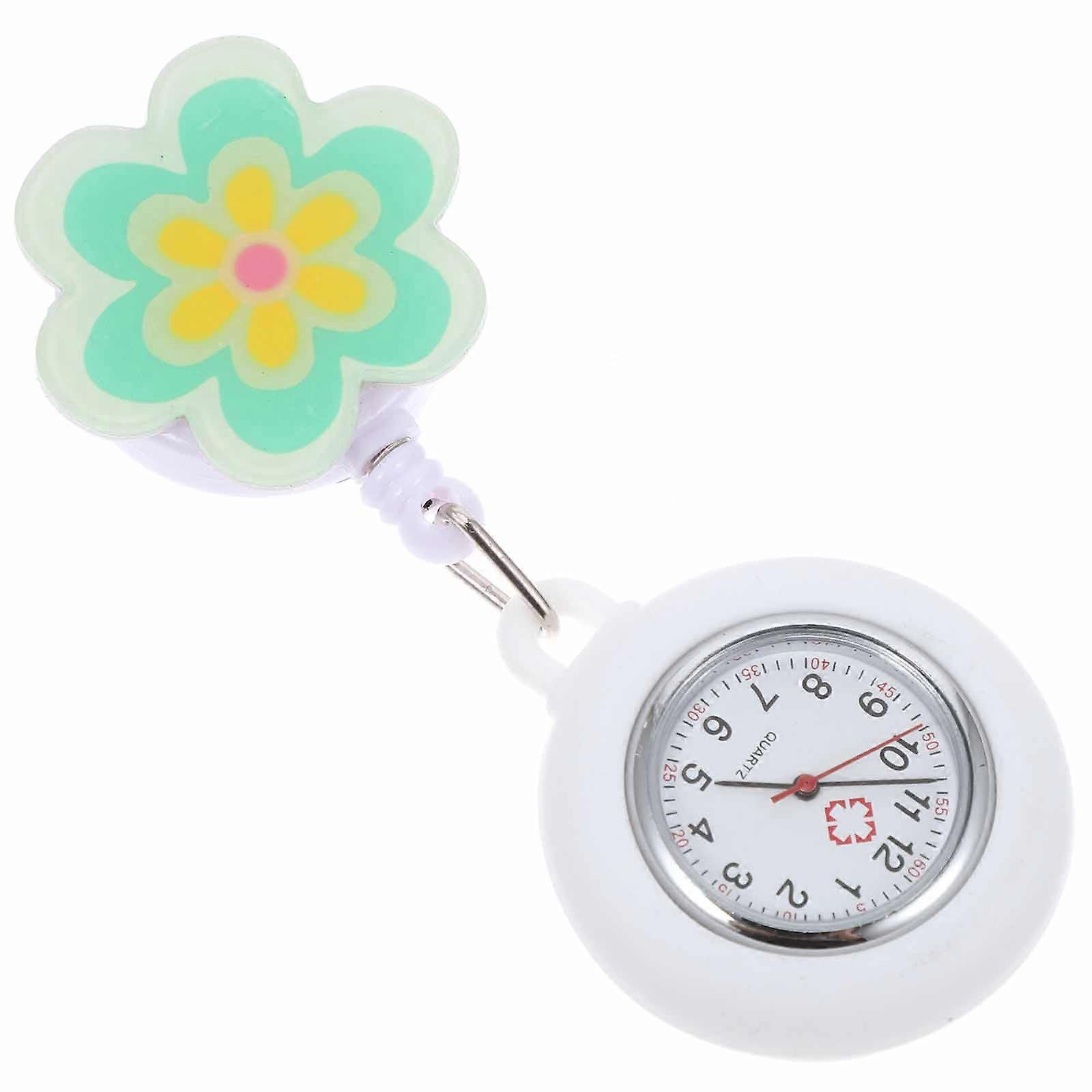 Nurse Clip-on Watch Quartz Portable Luminous Pocket Watch for Nurse Use