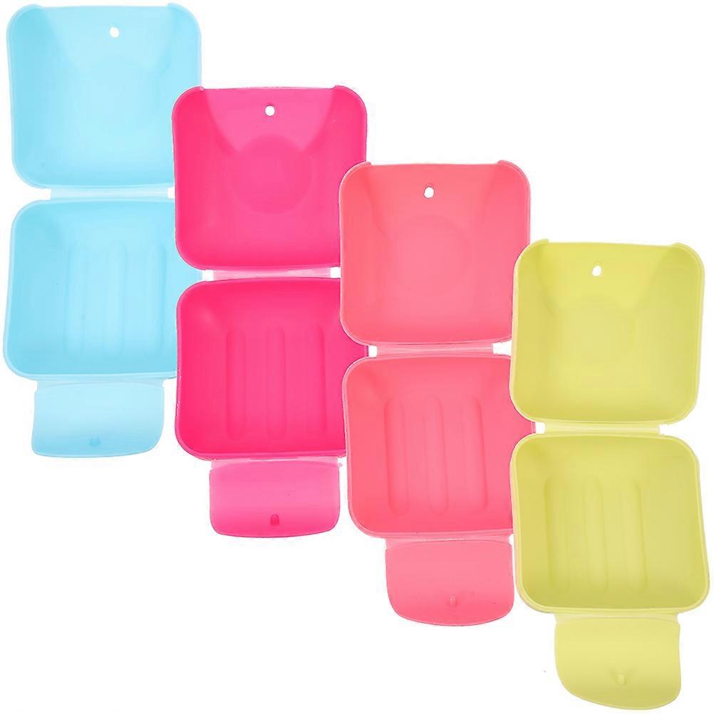 Travel Soap Holder Portable Soap Storage Box for Bathroom 16Pcs