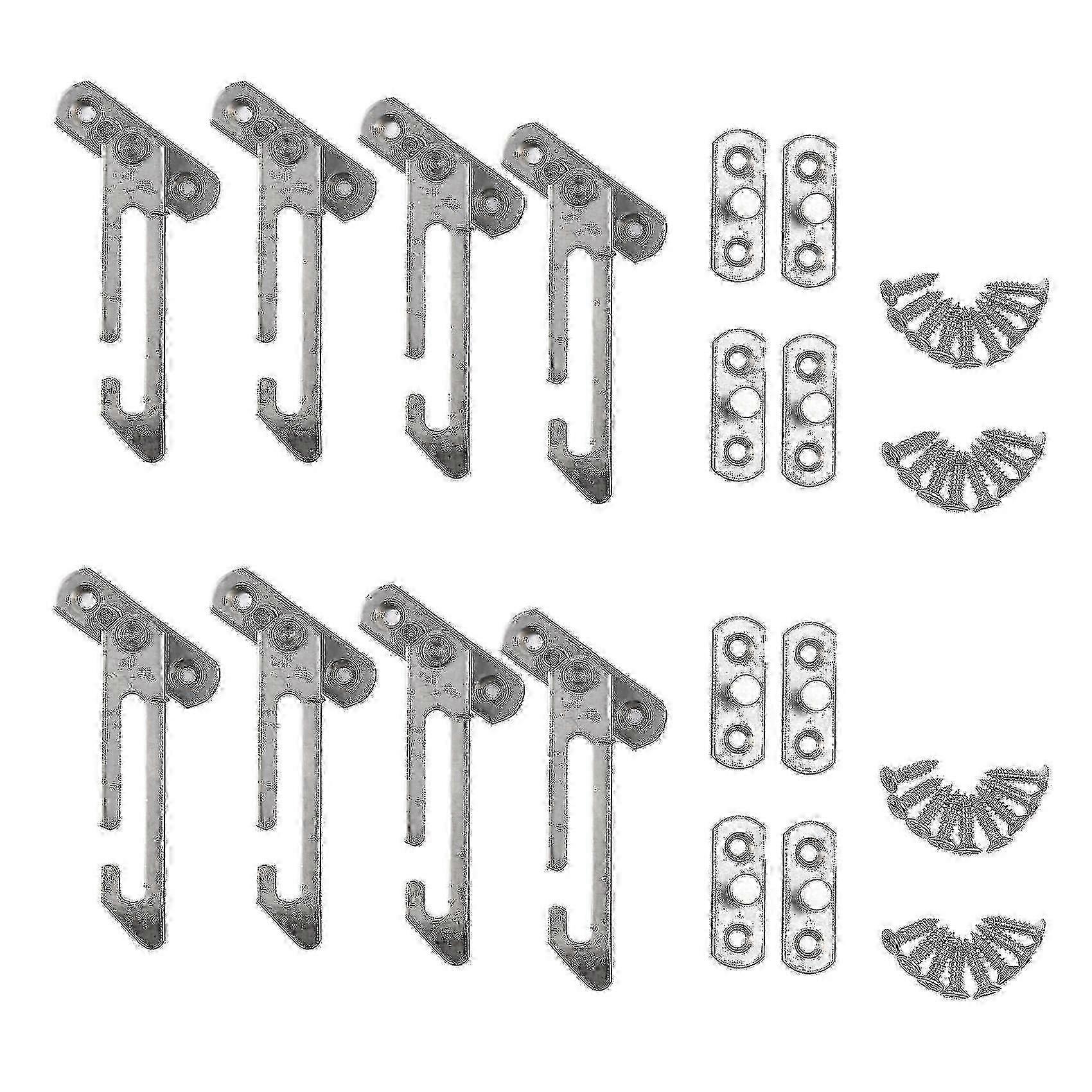 8 Pack Window Restrictor Locks Window Restrictor Hook Stainless Steel Child Lock Restrictor With Sc-k