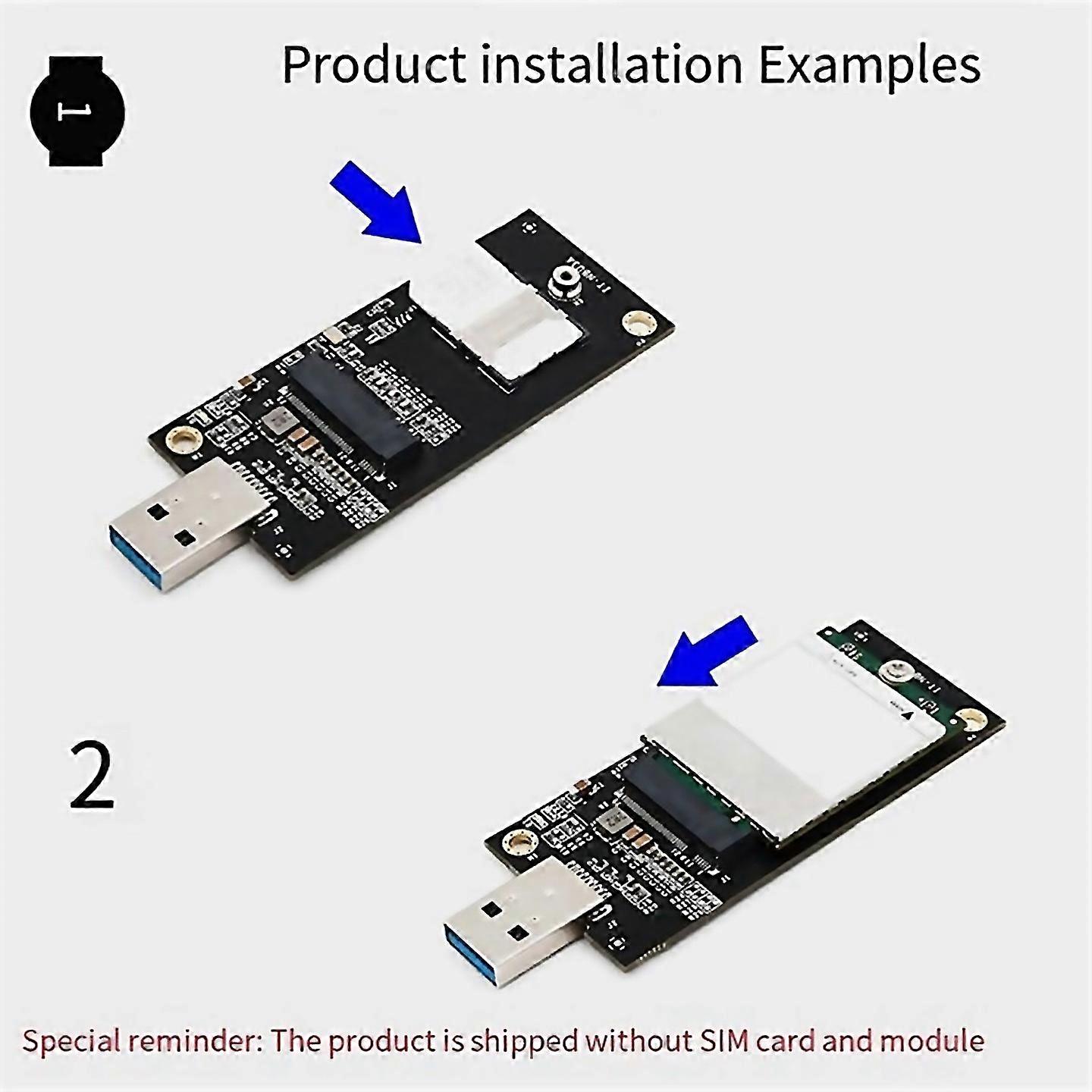 For Usb30 To Ngff Key B 3g4g Wwan Module Network Card With Sim