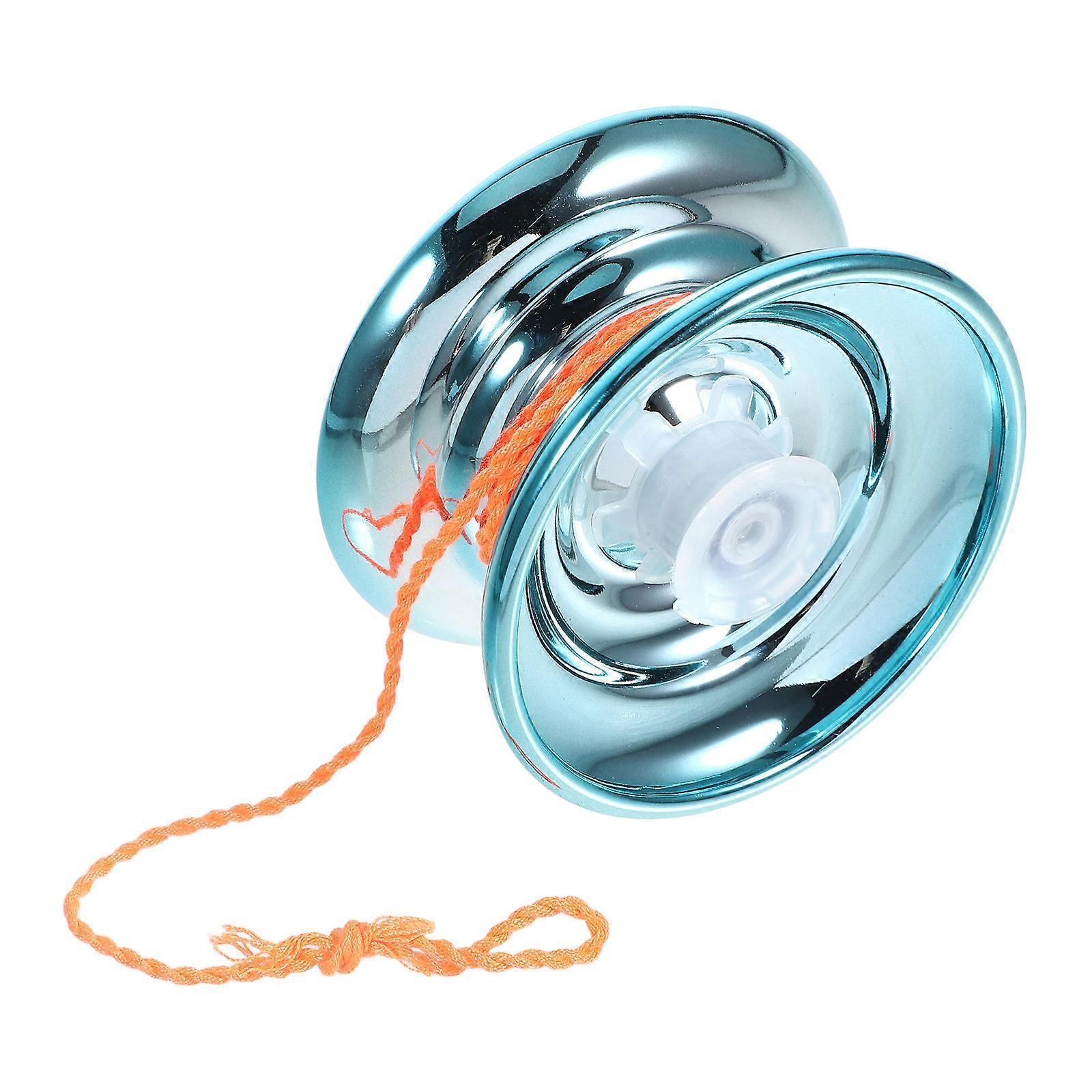 Blue Alloy String Ball Toy Mini Yoyo Ball for Beginner with