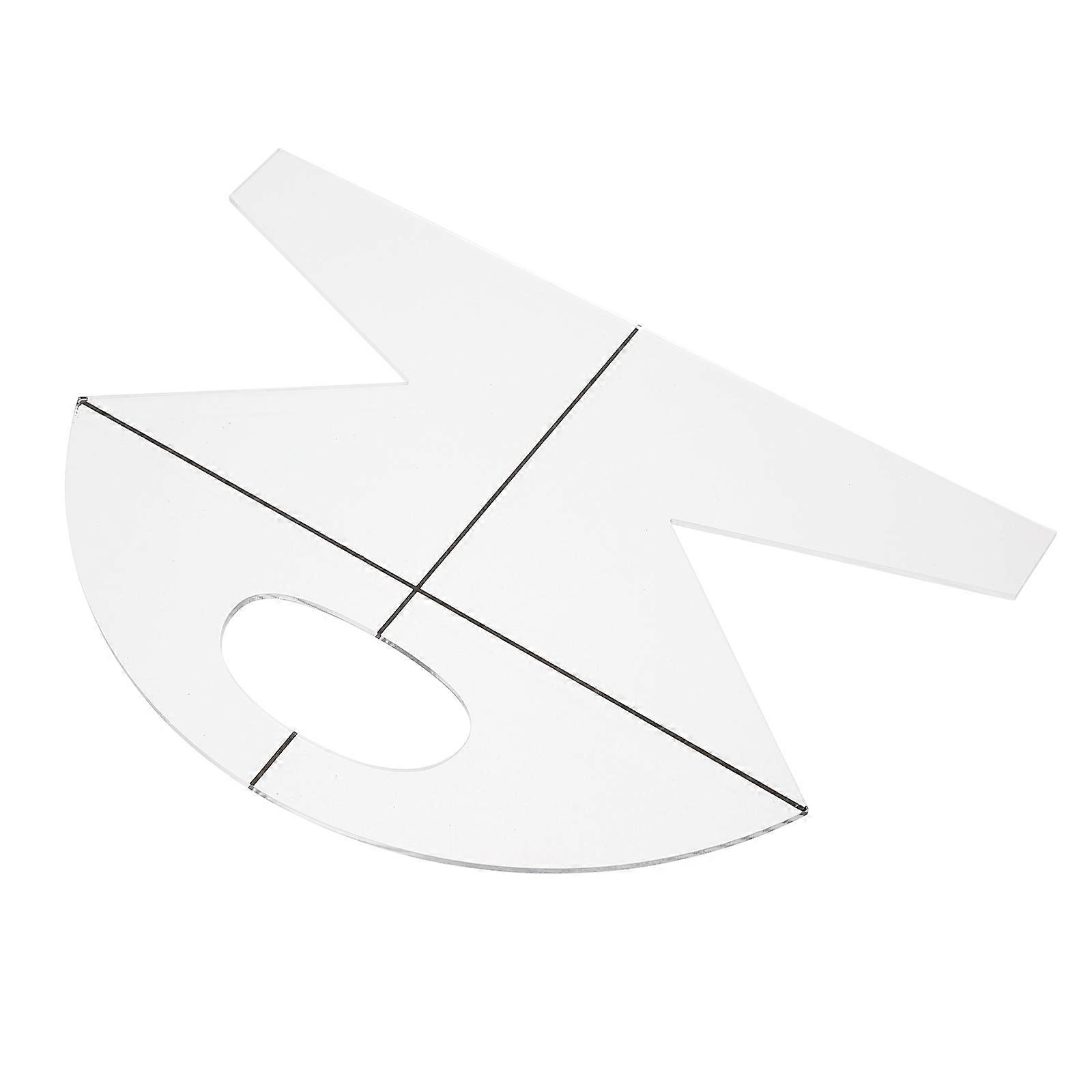 Cookie Basket Bag Template Acrylic Sewing Ruler for Sewing Use Single