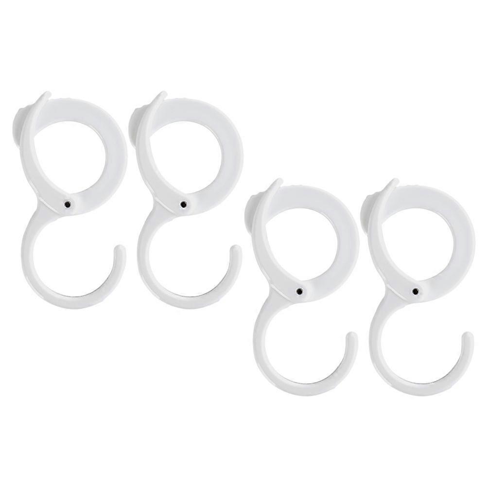 4Pcs Clasp Hooks for Kitchen Bathroom Adjustable Hanging