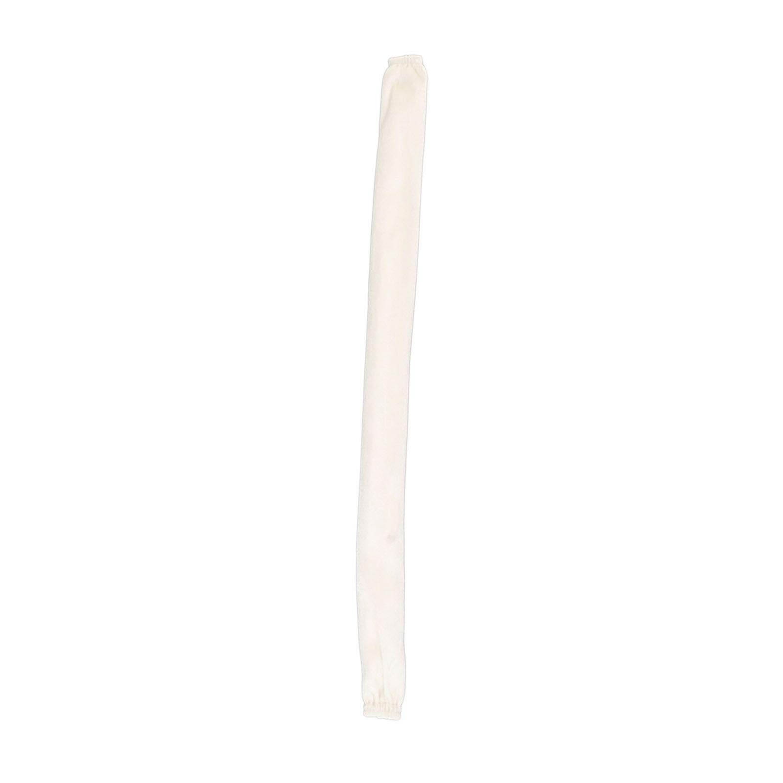 Chain Cover Dustproof Wire Flannelette Cloth 60cm Length 5cm Width with Zipper for Protection White