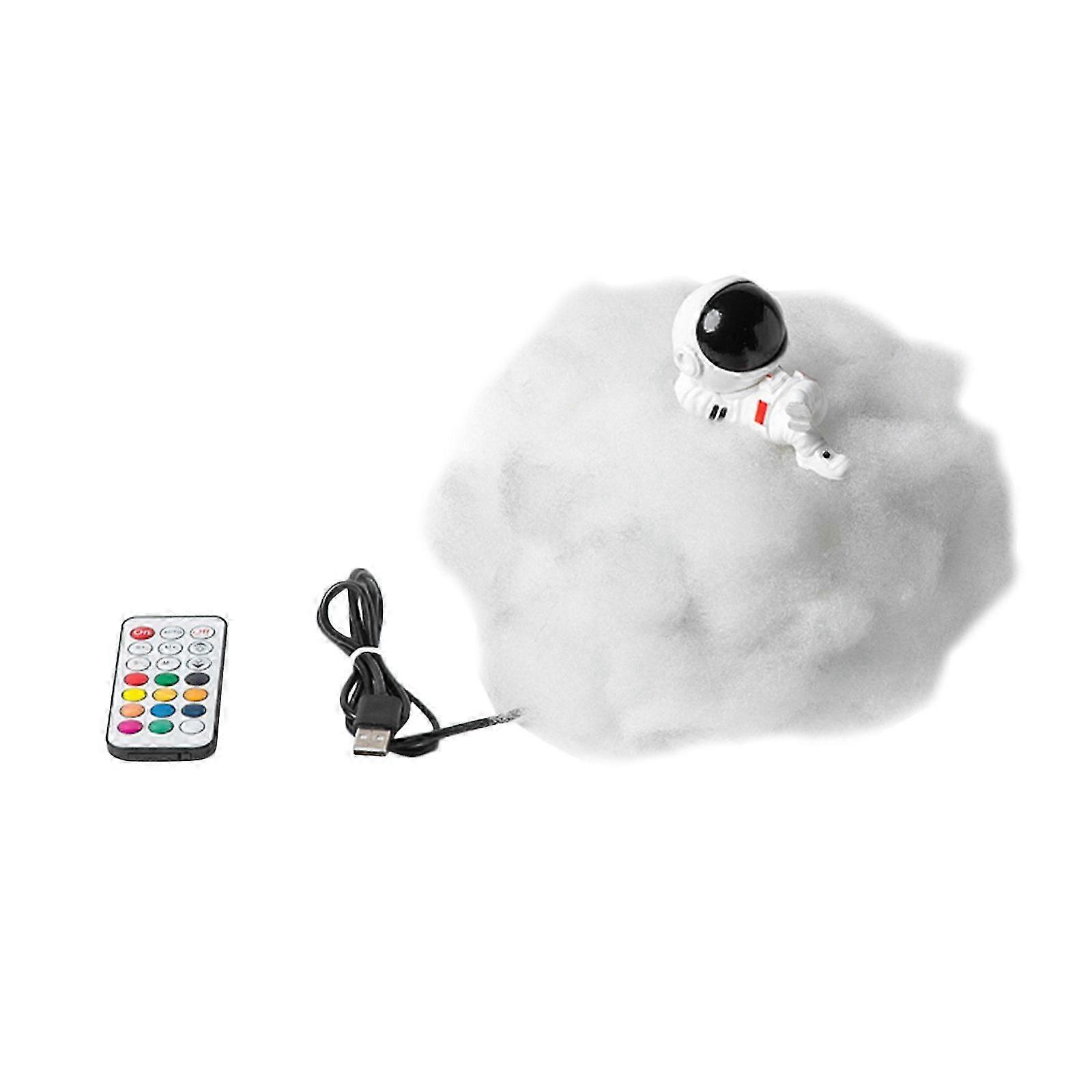 LED Colorful Clouds Astronaut Lamp With Effect As Children's Night Lamp 2025