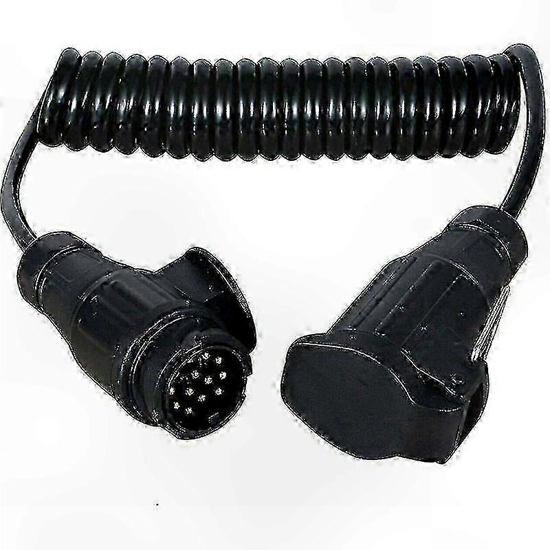 13-Pin to 13-Pin Extension Cable for Trailers Boats Caravans Bikes and More - 2m Length Adapter Connection Cord
