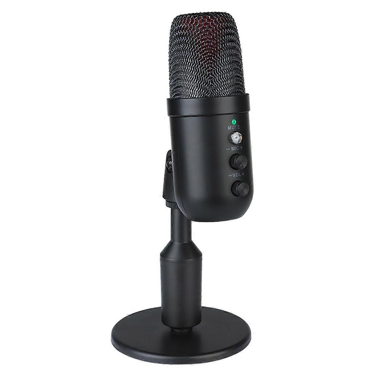 Wired USB Microphone Professional Condenser Microfone for Computer Recording Laptop Studio Game Sing