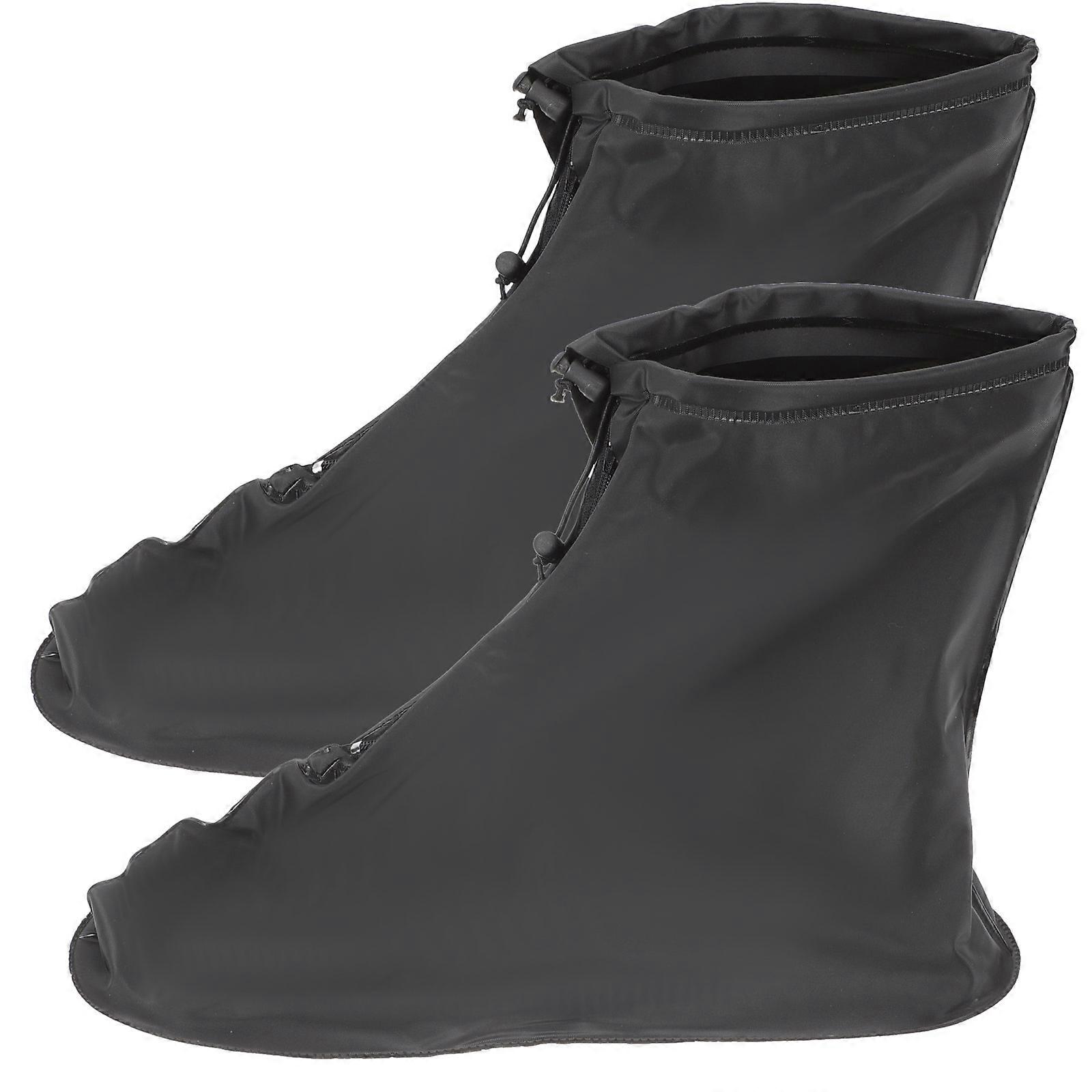Boots Insulators Black Portable Covers for Outdoor 2Pairs Windproof