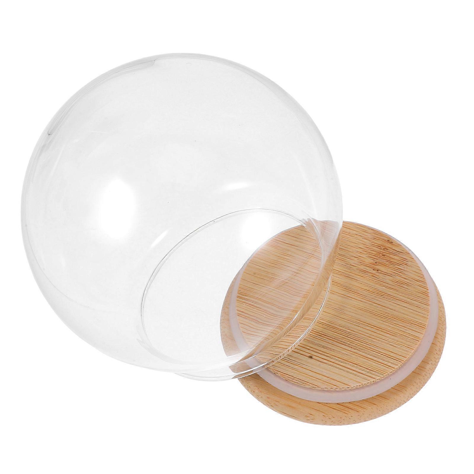 Clear Glass Cloche 4Pcs Ideal For And Special Occasions 10.50X10.00X10.00CM Romantic Display
