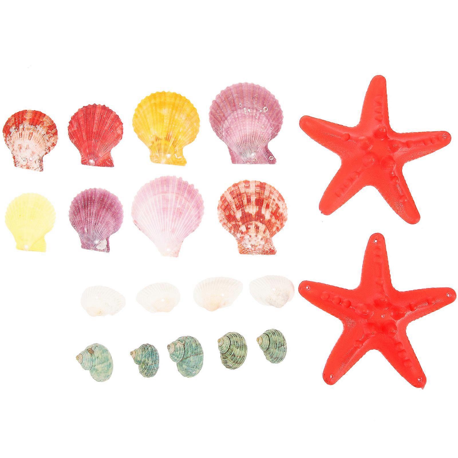 Seashell Wind Chime Wind Chime Material for Hanging 4Sets of Shell Pendants