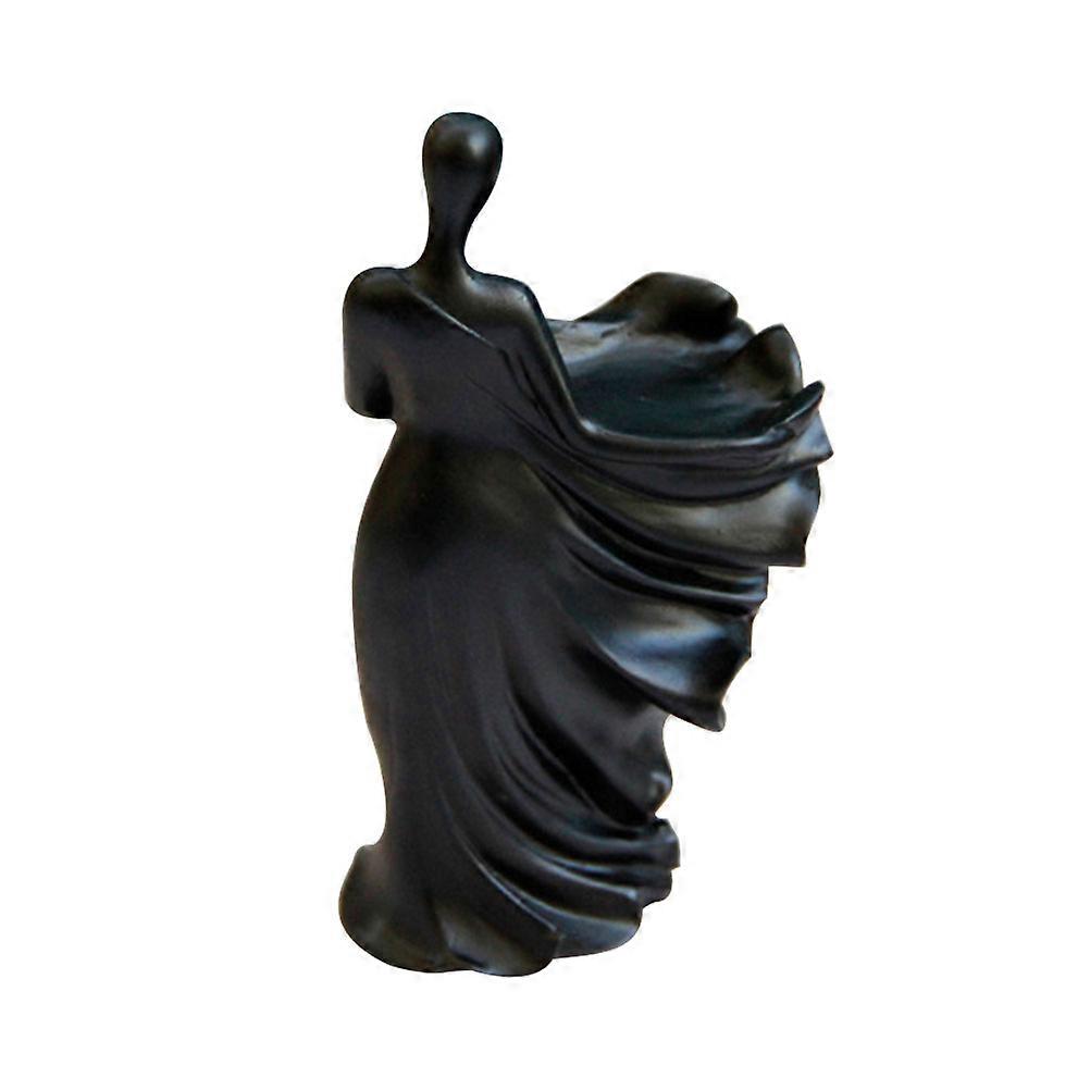 Resin Handicraft Abstract Female Statue 3Pcs Modern Decor Ideal For Home And Office 8X4.1X16.7Cm