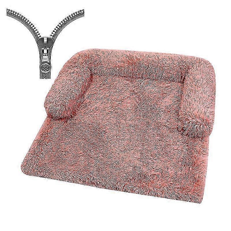 Plush Pet Sofa Bed Plush Dog Mat with Removable Cushion 2025