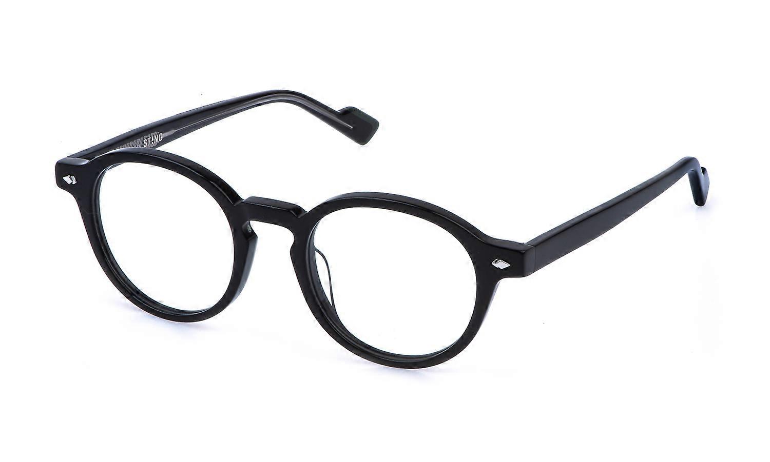 Eyewear Frames Sting VST572 0700 Black LUCIDO 48/20/145 MAN