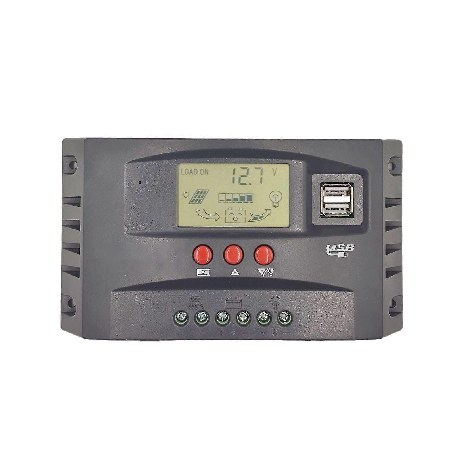 Högkvalitativ MPPT solcellsregulator intelligent 12/24V automatisk spänning