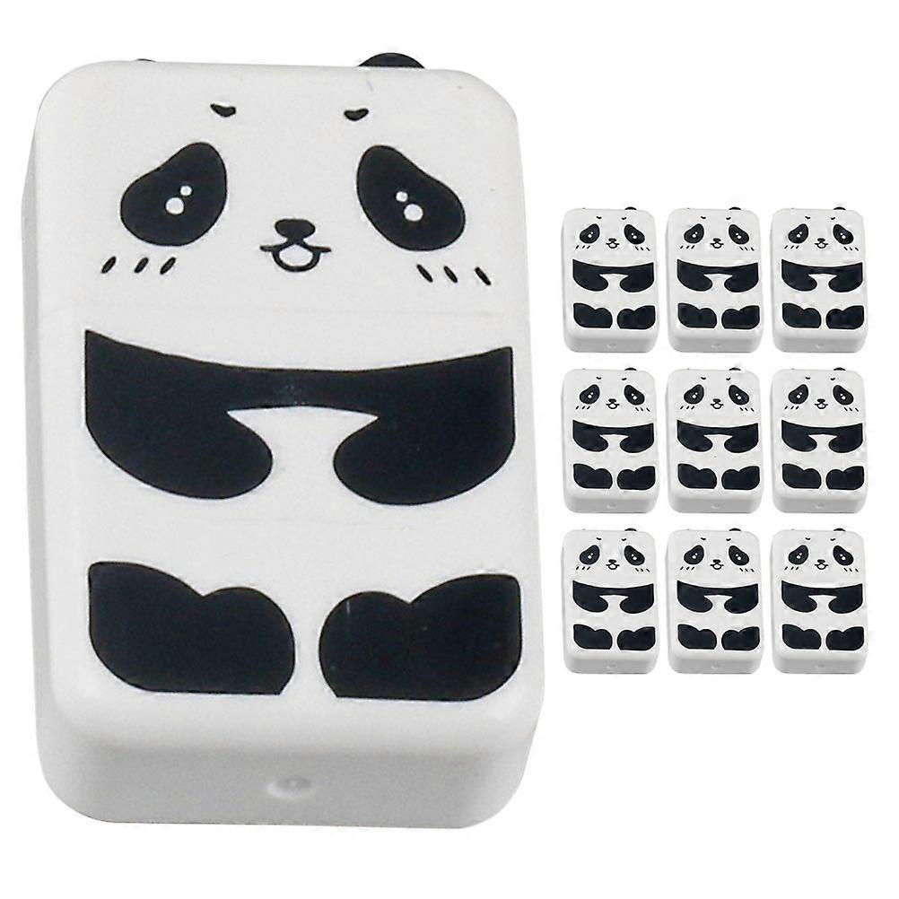Multi Color Rubber Erasers 30 Pcs Panda Shaped Writing Tools For Students Drawing Handwriting Erase
