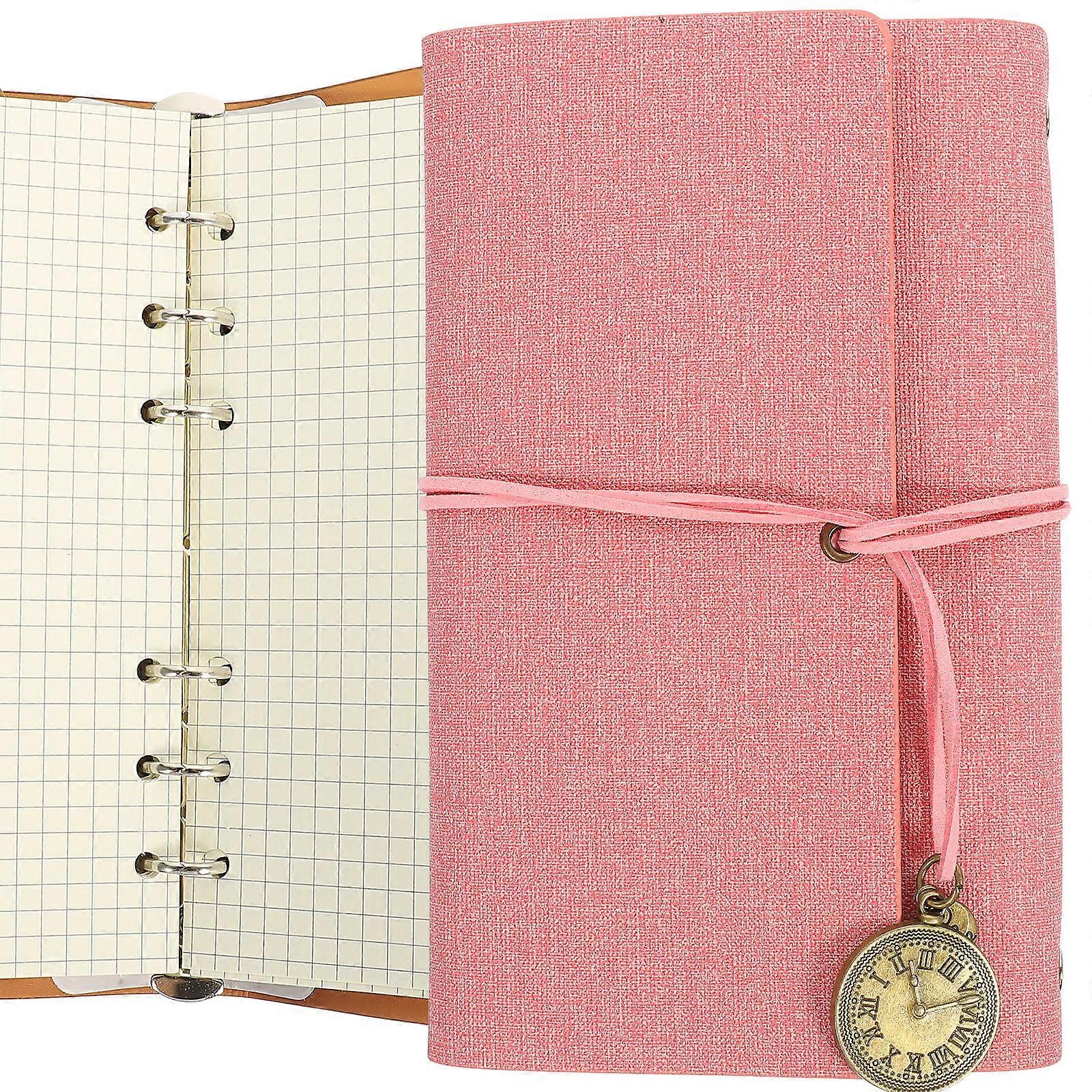 Daily Planner Notepad for All Ages Compact Pink Paper Material Schedule Recording 1Pcs