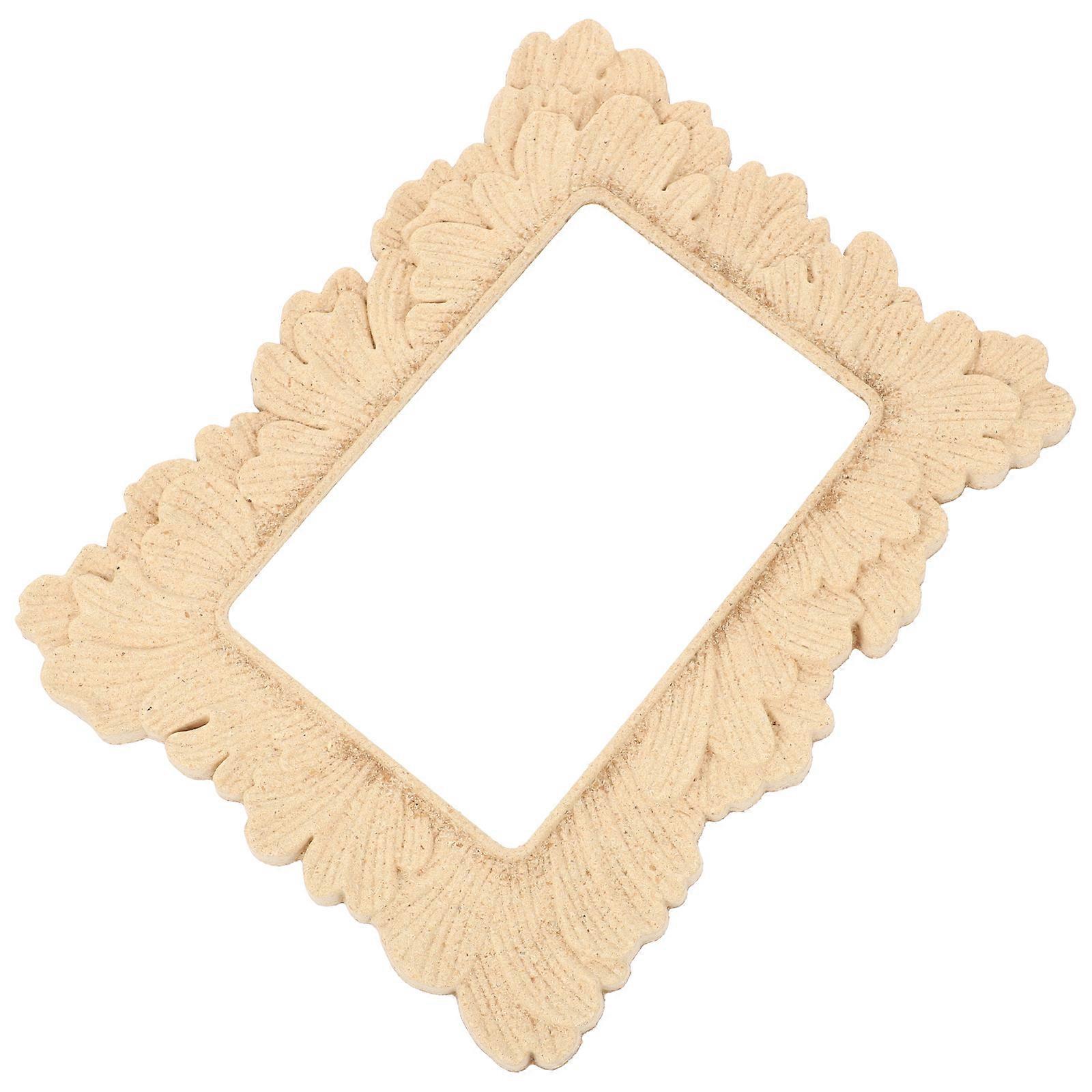 5Pcs Photo Frame Desktop Picture Frame for Display Light Brown Wood Holder