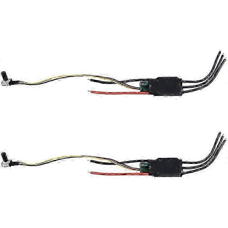 2x DC 6-20V BLDC 3-phase brushless motor controller Hall 200W speed regulator