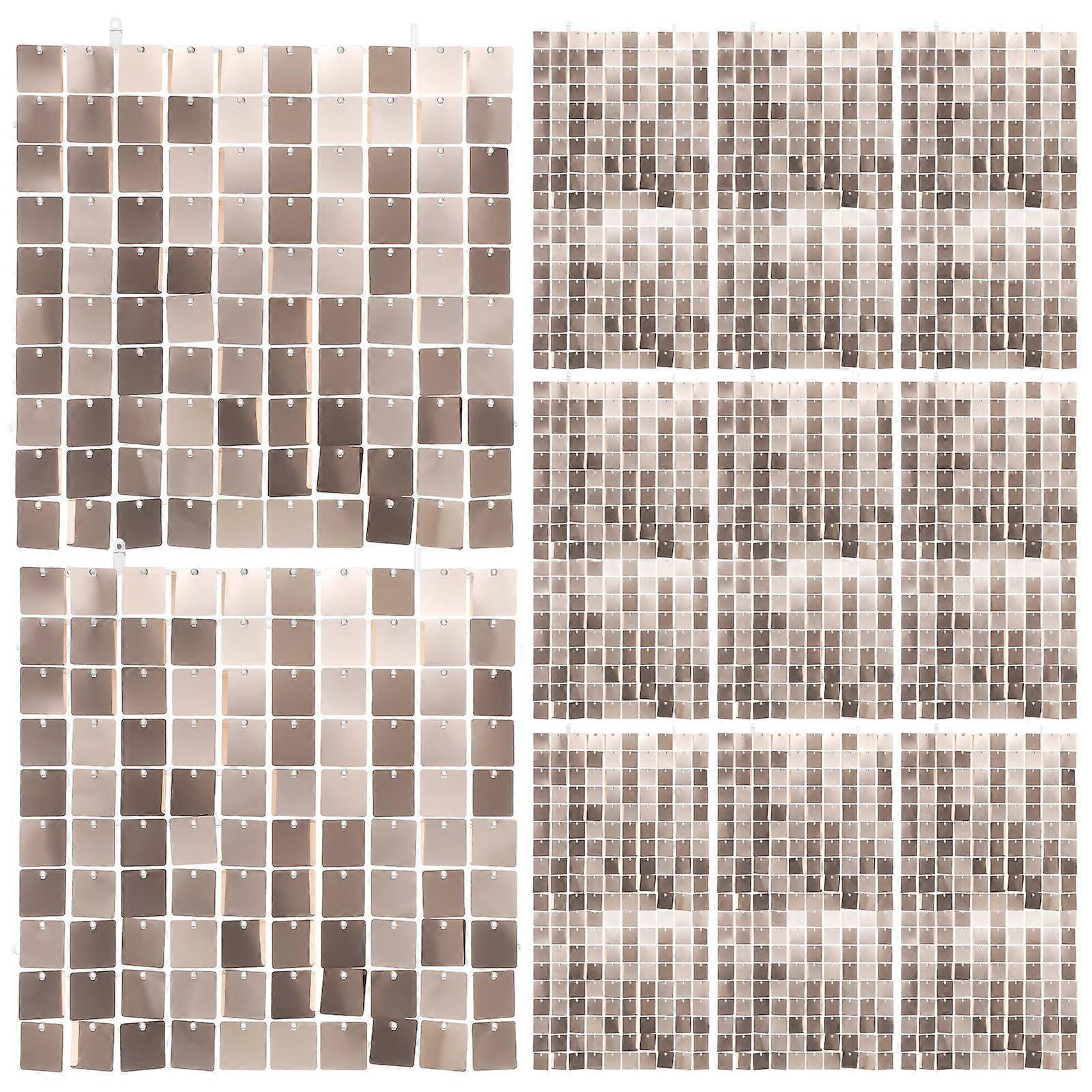 Shimmer Wall Backdrop 30Pcs Iridescent Panels for Event Decoration