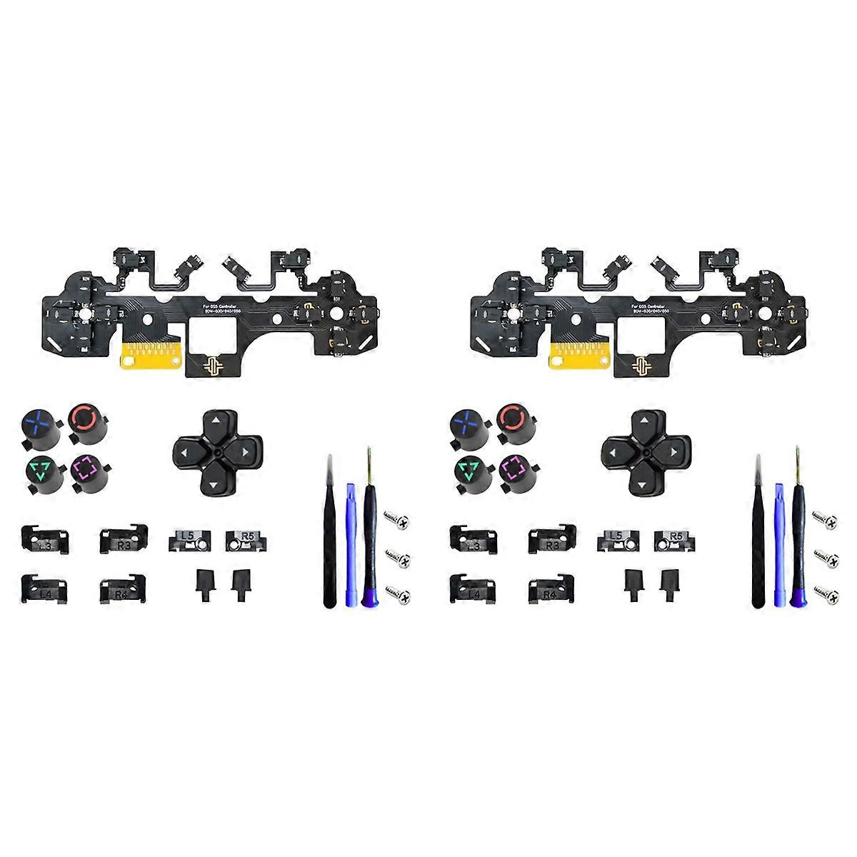 Ergonomic Micro-Switch Tactile Clicky Hair Trigger Kit for Controller BDM-030/040/050 12Key Click Ci