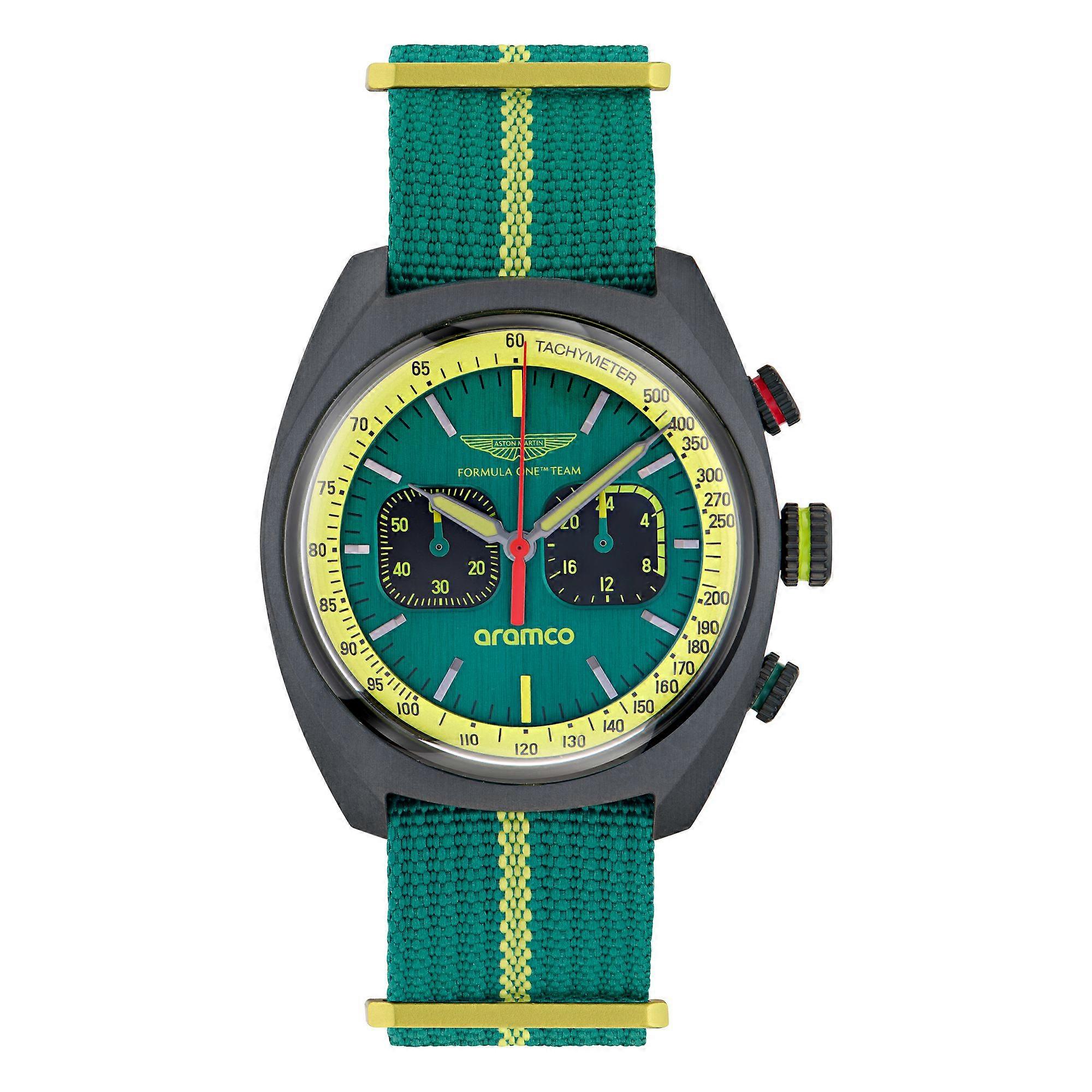 ASTON MARTIN Men's Watch Chrono AM FORMULA 1 MTFD1F501 Nylon