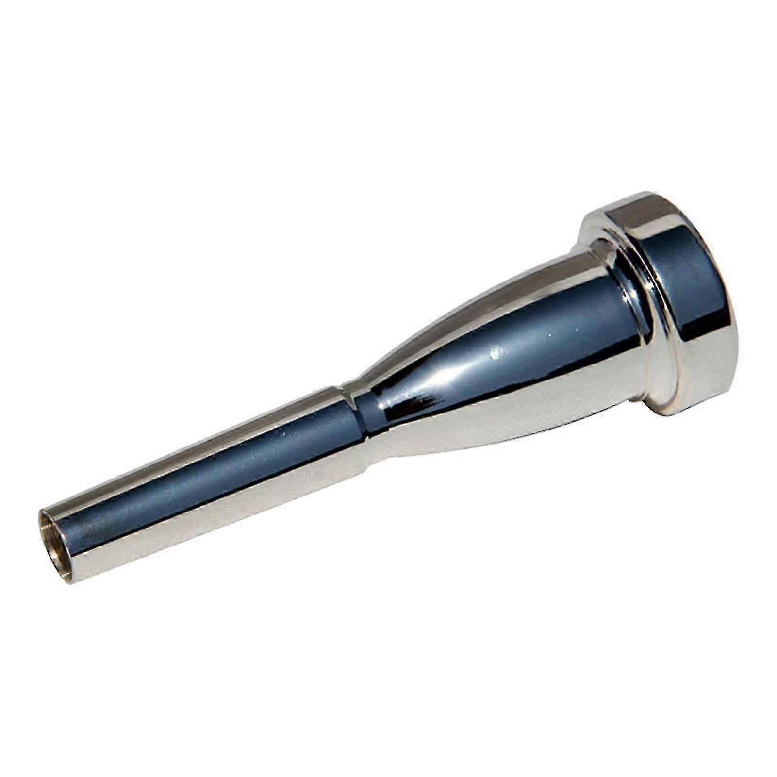 Replacement Trumpet Mouthpiece in Silver Color Crafted from Pure Copper and Featuring Silver Plating for Bach 5c Model