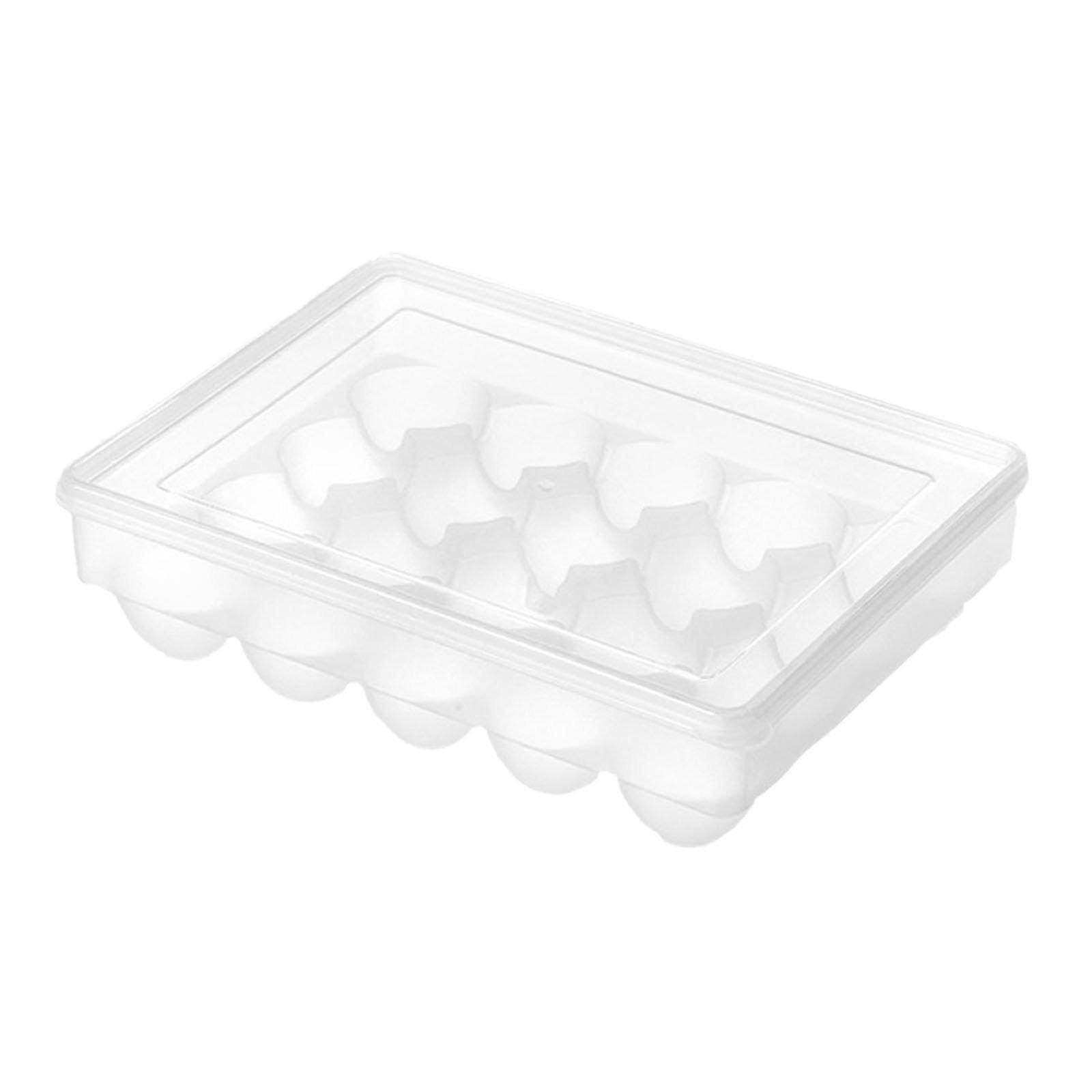 Egg Holder Organizer With Lid Clear Stackable Egg Tray Storage Box Refrigerator Kitchen Organizer 20 Grids Or 30 Grids