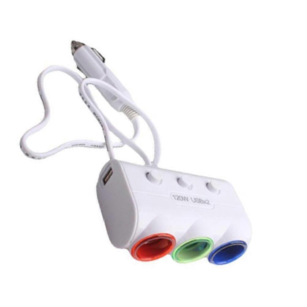 Car Splitter Plug Adapter with Overcurrent Protection for Cars 2Pcs