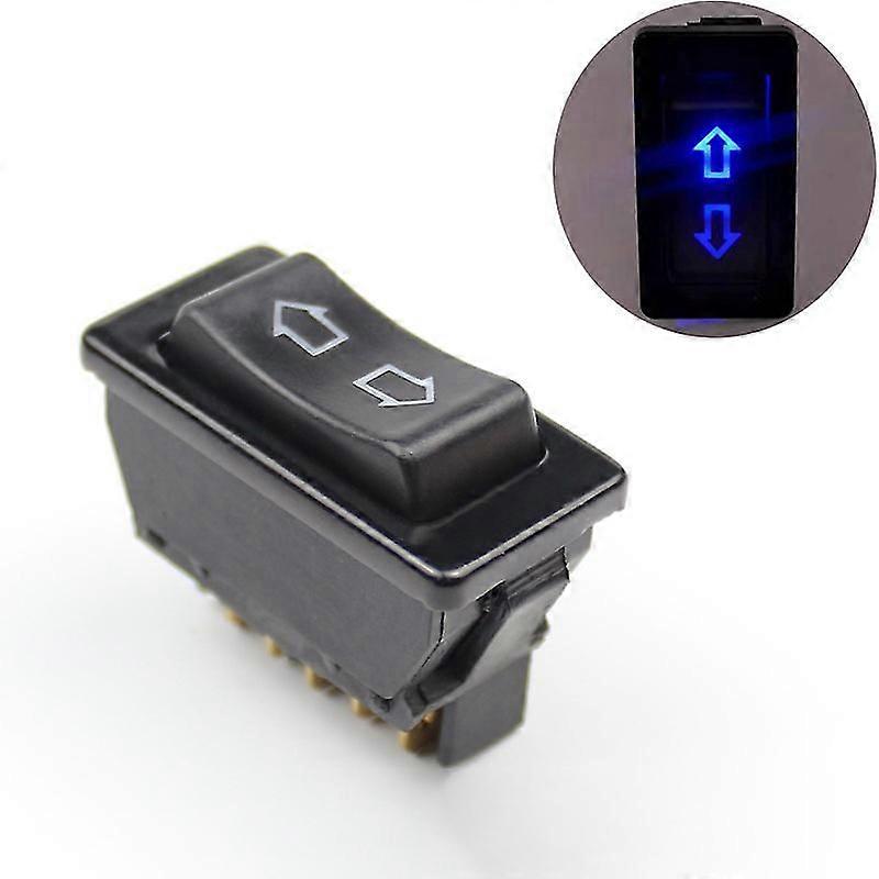Universal Direct Current 12v 20a Auto Car Power Window Switch 5 Pins(blue) Hfmqv