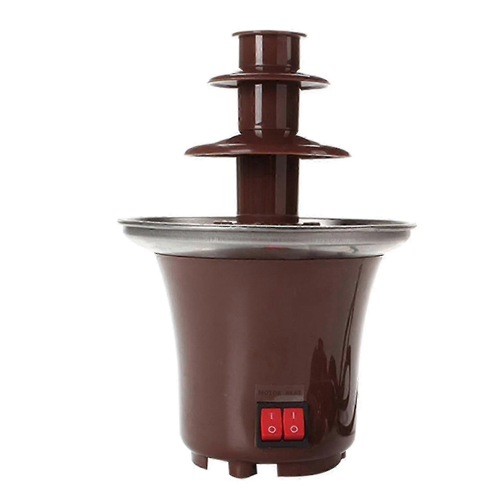 Small Chocolate Fondue Fountain Easy to Clean and Assemble for Desserts