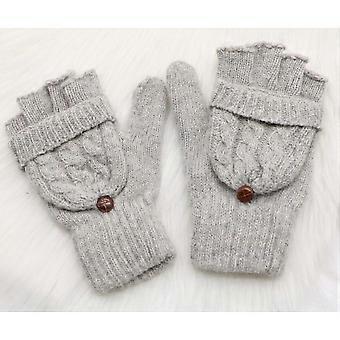 Halbfinger Handschuhe Frauen Fingerlose Handschuhe Frauen Handschuhe Fingerlose Fäustlinge Fingerlose Handschuhegrau