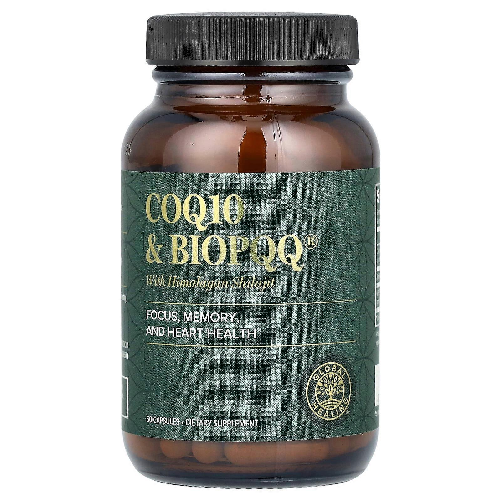 CoQ10 & BioPQQ with Himalayan Shilajit, 60 Capsules