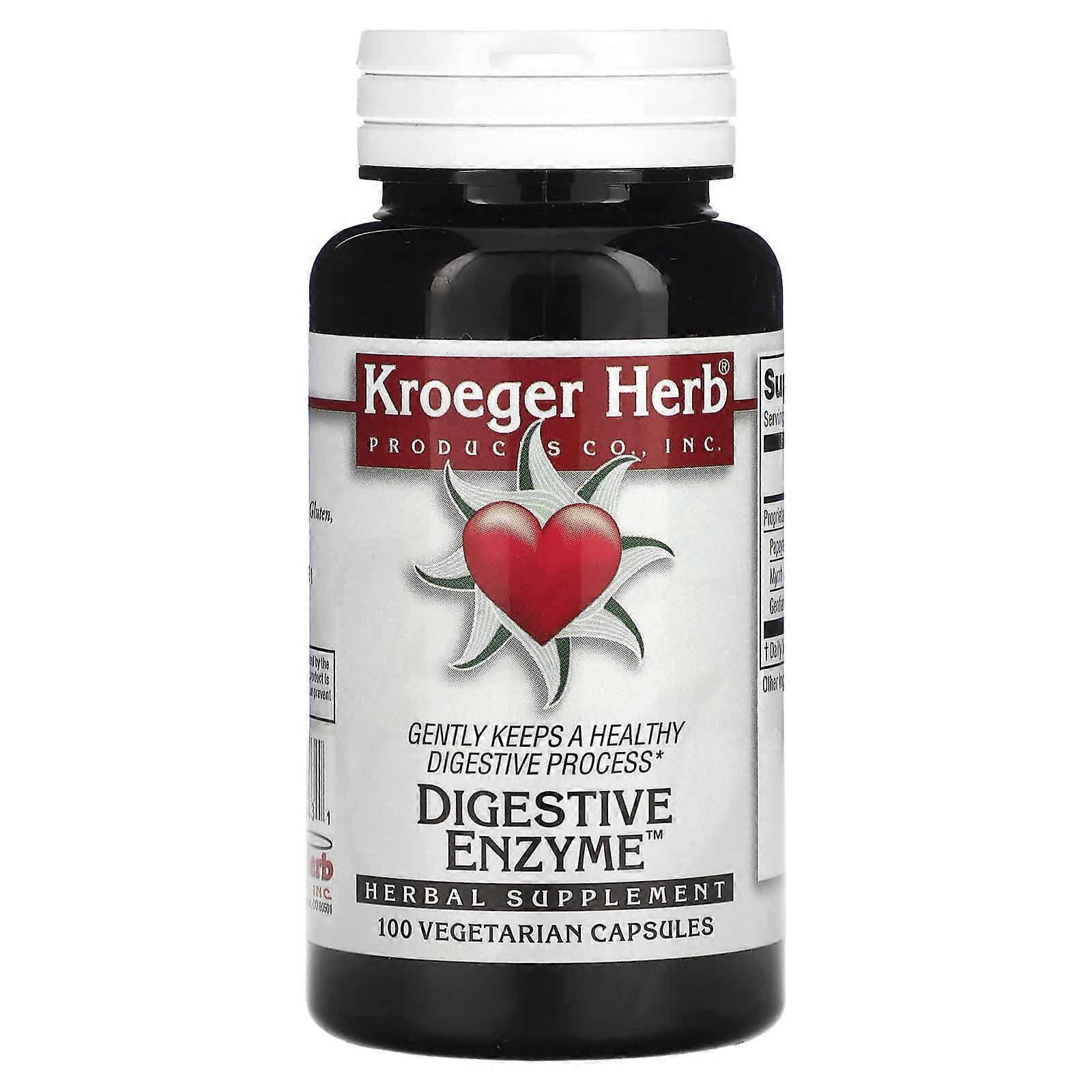 Digestive Enzyme, 100 Vegetarian Capsules