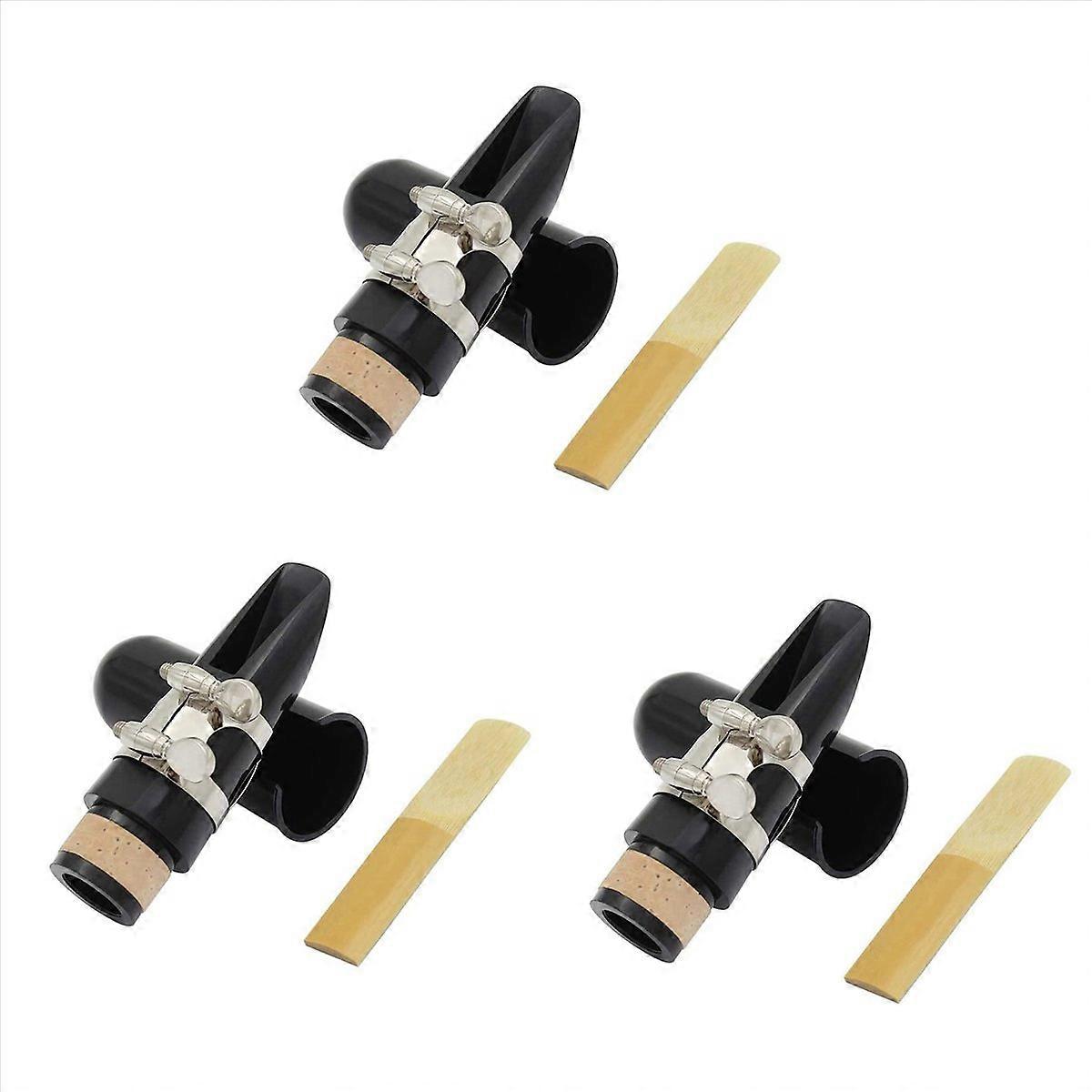 Kit d'embouchure, comprend une ligature + une clarinette 2,5 + un couvre-bec noir